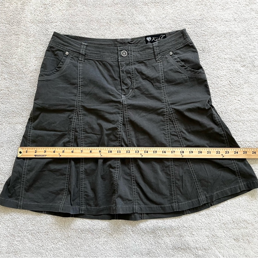 ✅✔️KUHL Splash Skirt Canvas Stretch Pleated Active Skirt Size 6 Stylish Sporty - Picture 6 of 8
